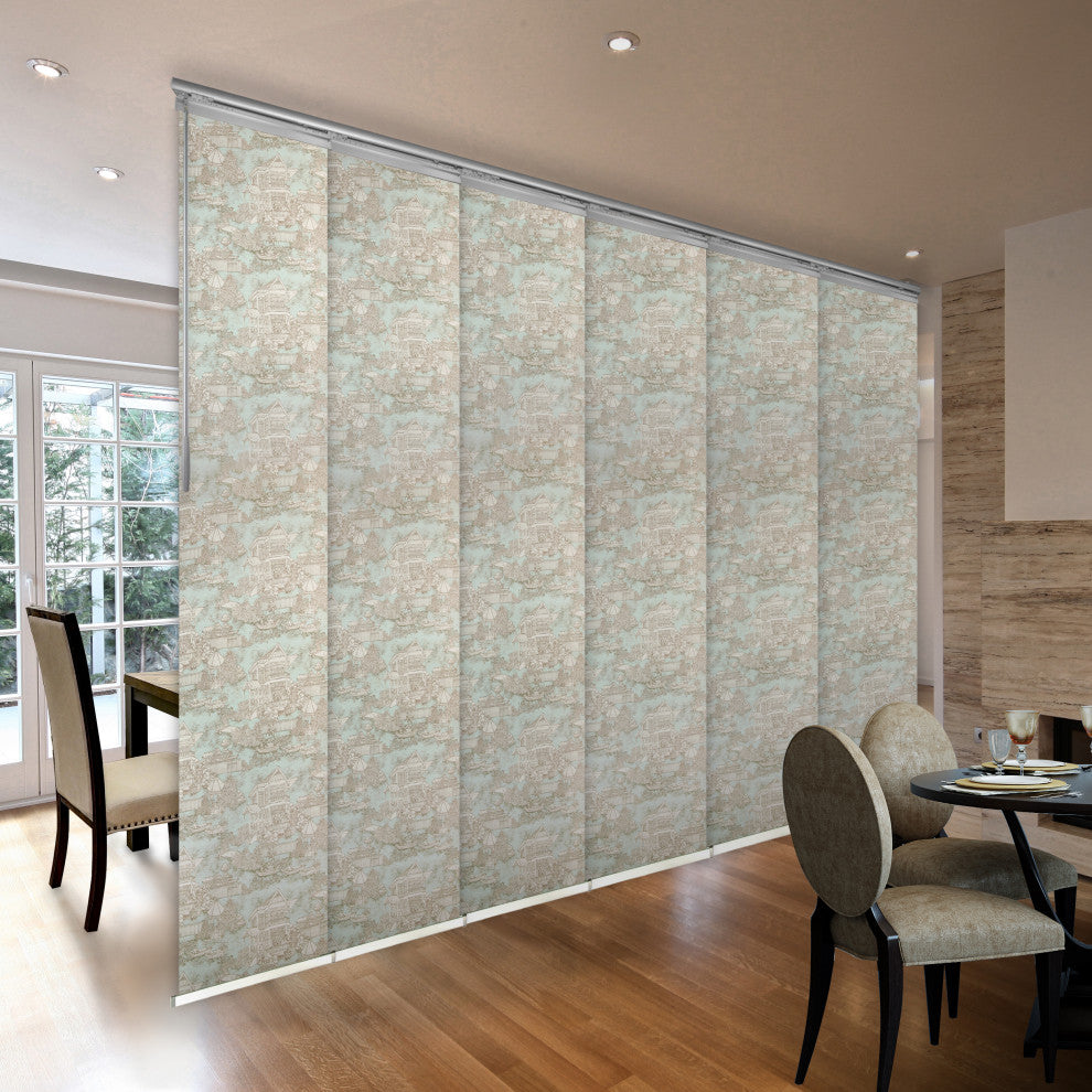 Florentina 6-Panel Track Extendable Vertical Blinds 98-130"W