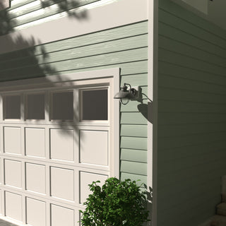 Harwich 10" Outdoor Wall Light Textured Gray