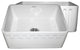 Farmhaus Fireclay Reversible Sink W/ A Castlehaus Design Front