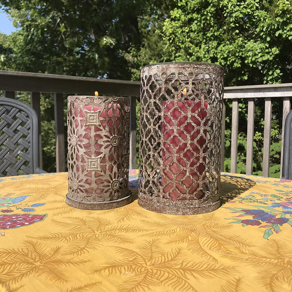 2 Piece Candle Lantern Set