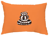 Pumpkin Stack 14"x20" Halloween Print Decorative Outdoor Throw Pillow, Orange