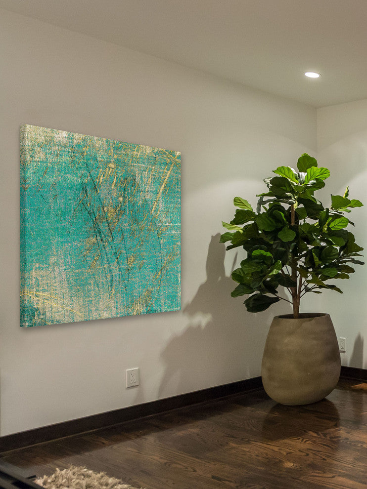 "Analog I" Painting Print on Canvas by Aryai