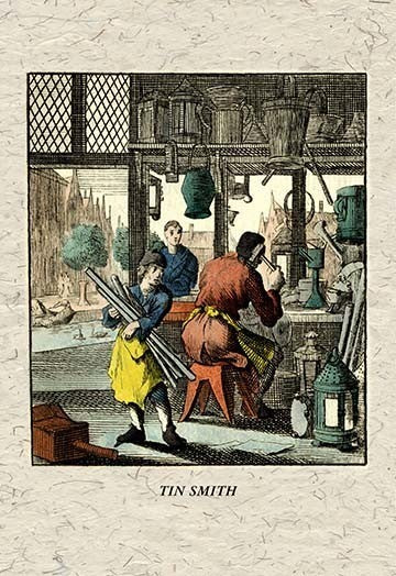 Tin Smith - Canvas Poster 20" x 30"