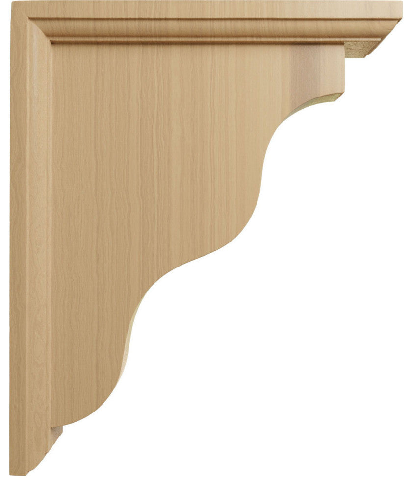 2 1/4"W x 9"D x 11"H Hamilton Traditional Bracket, Cherry