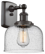 Large Bell 1-Light Sconce, Oil Rubbed Bronze, Seedy