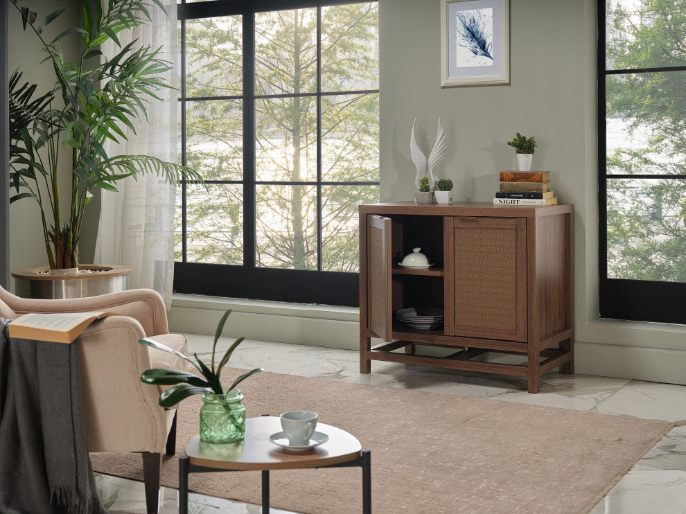 Arden 2 Door Console(Alegro Walnut