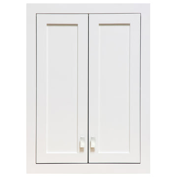 Madison 24" W x 33" H x 8" D Bath Storage Wall Cabinet, Pure White