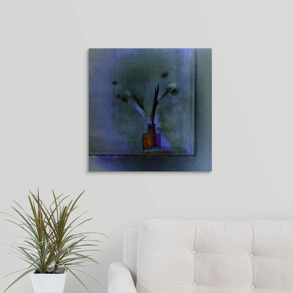 "Seven Tulips" Wrapped Canvas Art Print, 20"x20"x1.5"