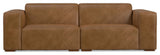 Rex 2-Seater Modular Sofa in Genuine Leather