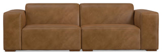 Rex 2-Seater Modular Sofa in Genuine Leather