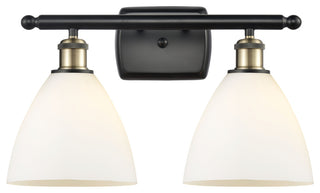 Innovations 516-2W-BAB-GBD-751 2 Light Bath Vanity Light, Black Antique Brass