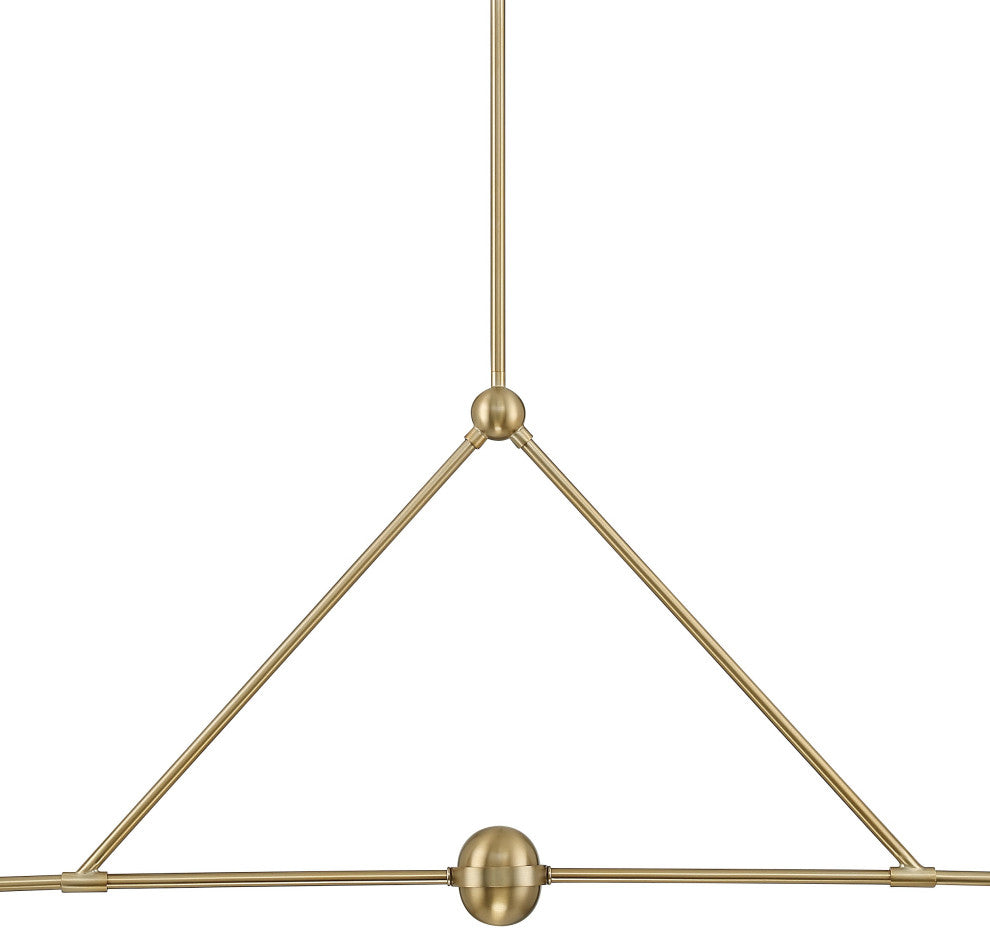 Xavier 4-Light Vibrant Gold Chandelier