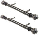 Laurence 1.5" Side Curtain Rod, Black, 24"