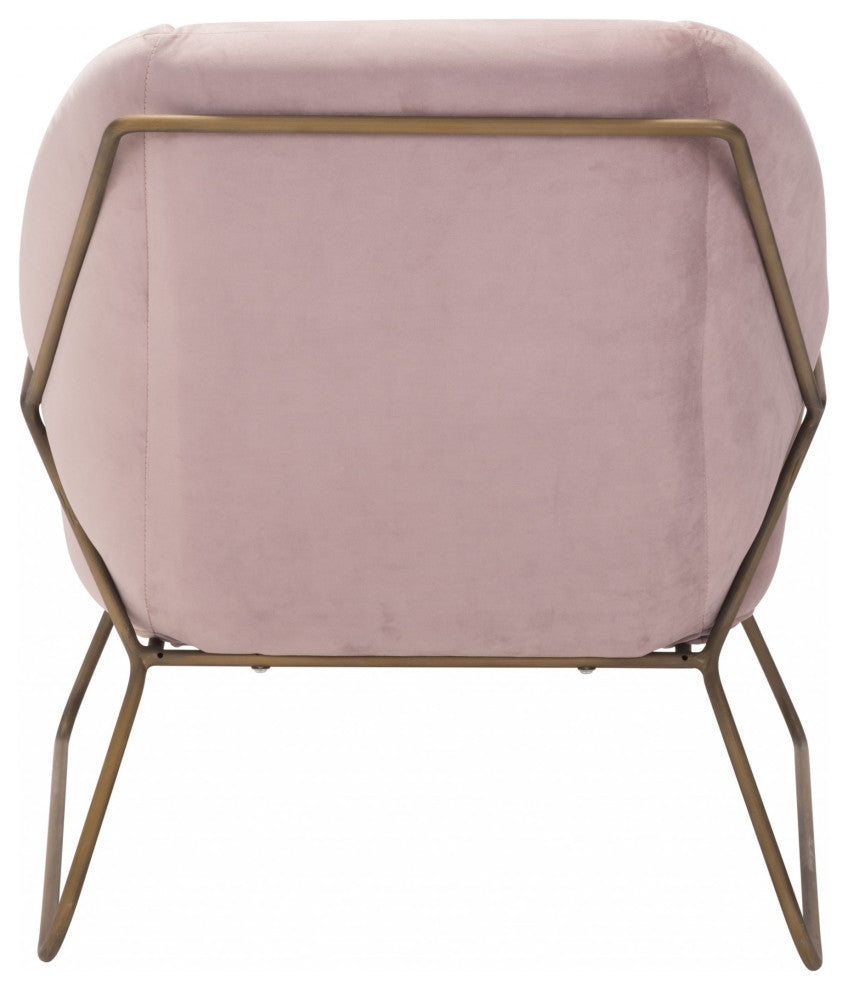 Light Pink and Gold Chair
