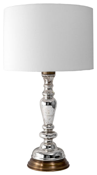 Nuloom Rinna 28" Spotted Glass Candlestick Table Lamp