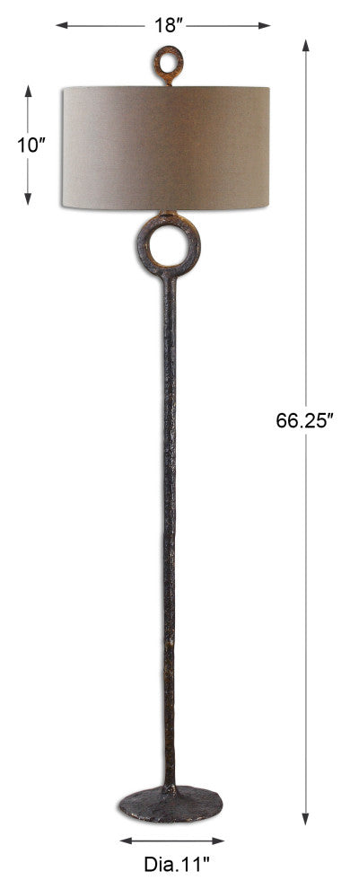 Uttermost Ferro Cast Iron Floor Lamp