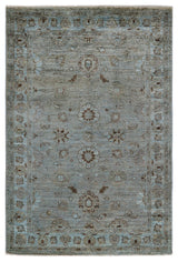 Vibrance, One-of-a-Kind Hand-Knotted Area Rug Gray, 3'10"x5'10"