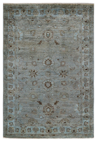 Vibrance, One-of-a-Kind Hand-Knotted Area Rug Gray, 3'10"x5'10"