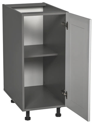 18 Base Cabinet High Single Door Grey