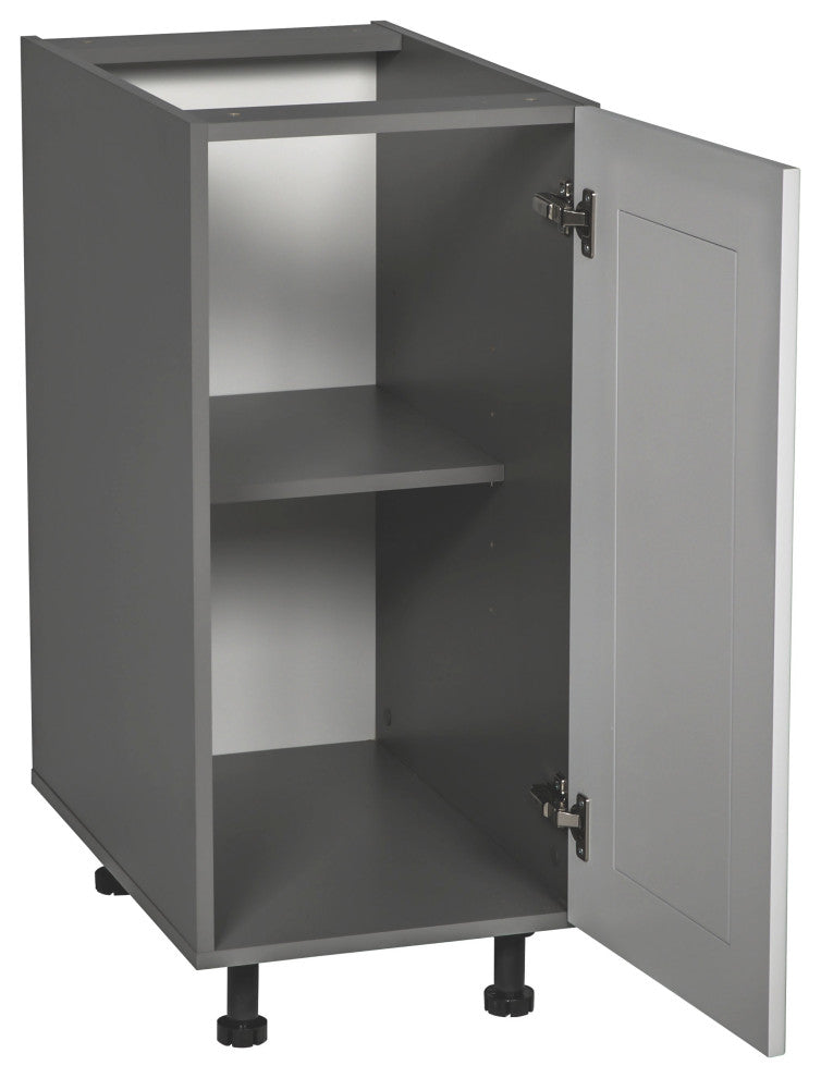 18 Base Cabinet High Single Door Grey