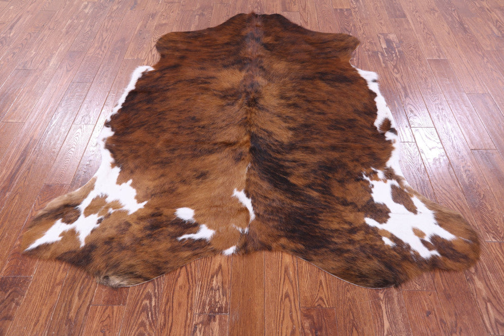 6' 4" X 6' 1" Natural Cowhide Rug C2313