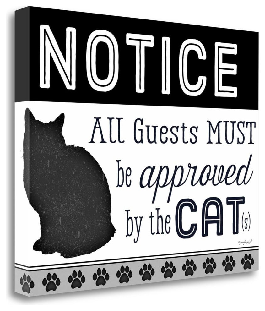 "Notice" By Jennifer Pugh, Giclee Print on Gallery Wrap Canvas, Ready to Hang