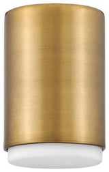Hinkley Cedric Extra Small Flush Mount, Lacquered Brass