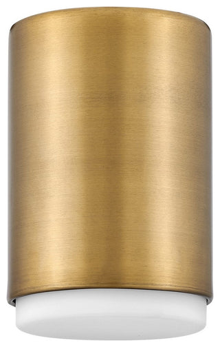 Hinkley Cedric Extra Small Flush Mount, Lacquered Brass