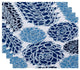Olivia, Floral Print Placemat, Blue