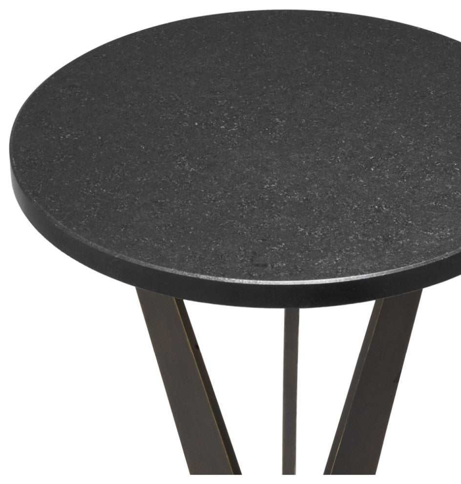 Bronze Round Side Table | Eichholtz Malone