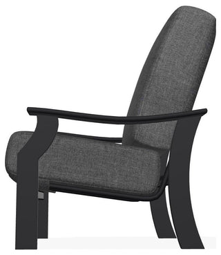 St. Catherine Deep Seat Outdoor Armchair, Slate/Black