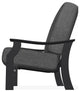 St. Catherine Deep Seat Outdoor Armchair, Slate/Black