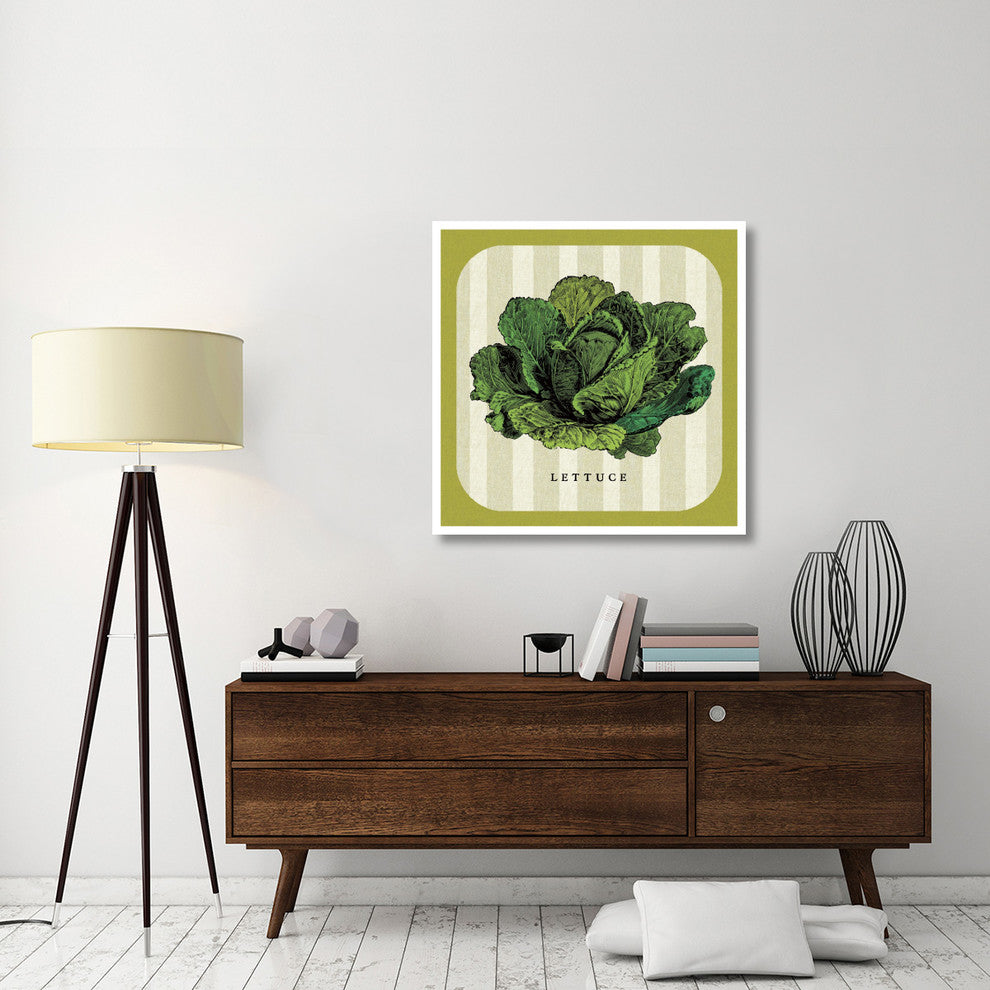 "Linen Vegetable II" Digital Paper Print by Studio Mousseau, 38"x38"