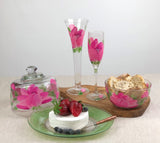 Peony Champagne Glasses, Set of 2