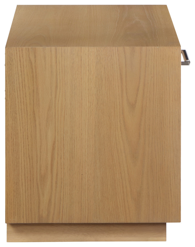 Avery Wood Veneer Night Stand, Oak