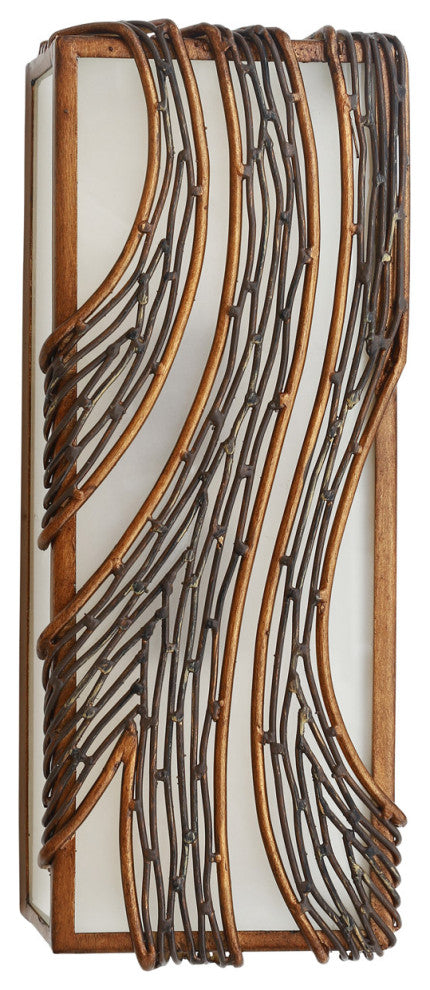 Varaluz Flow 2-Lt Vertical Sconce - Hammered Ore