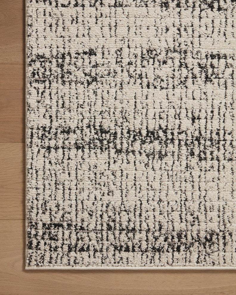 Loloi II Darby Oatmeal / Charcoal 2'-7" x 12'-0" Runner Rug