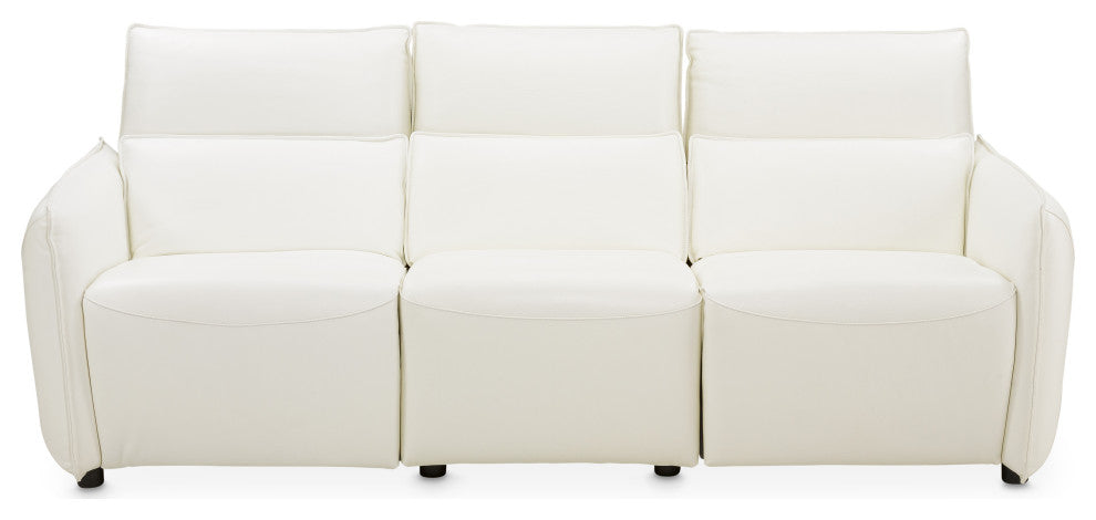 Mia Bella Verona 3-Piece Sectional Sofa - Snow