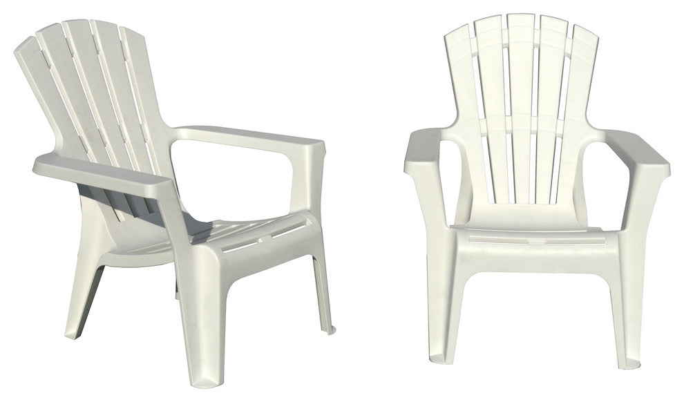 Maryland Adirondack Chairs, Set of 2, White