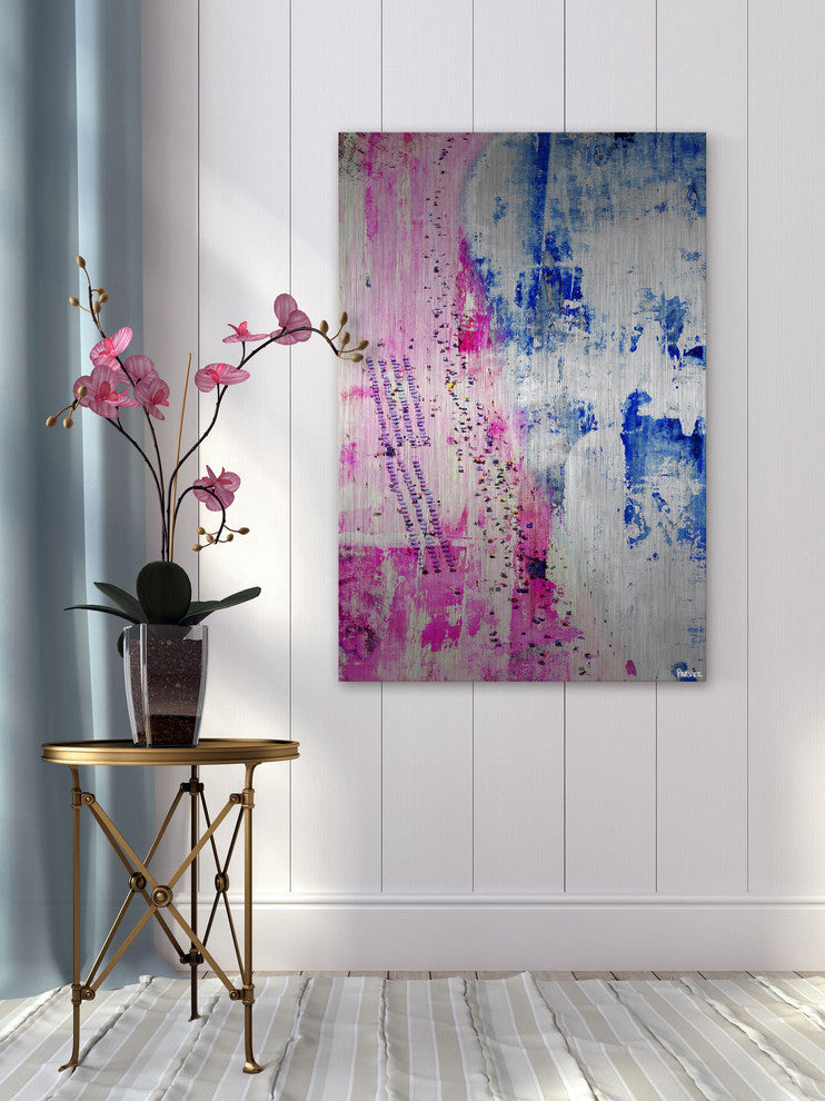 "Exhilaration" Painting Print on Brushed Aluminum, 30"x45"