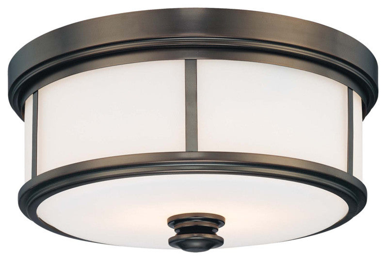 Minka-Lavery Harvard Court Two Light Flush Mount 4365-281