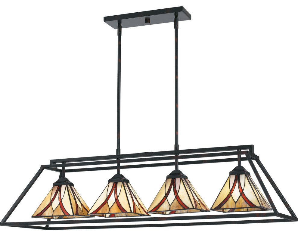 Asheville 4-Light Island Light, Valiant Bronze