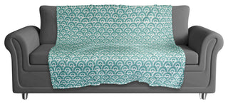 Scallop Teal 50x60 Throw Blanket