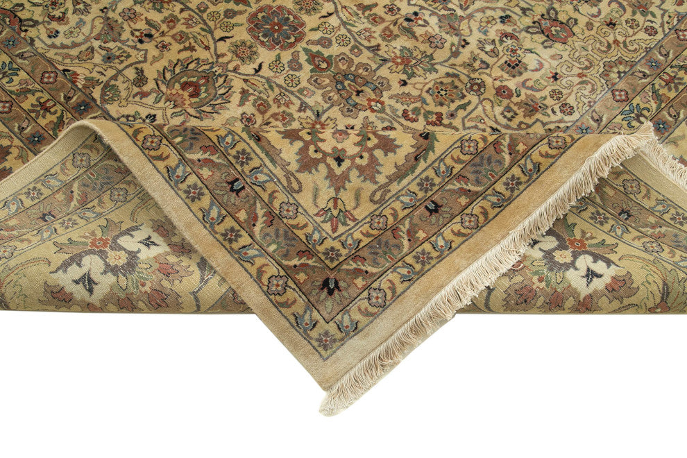 Rug N Carpet - Handwoven Oriental 12' 0" x 14' 11" Oversize Oushak Area Rug