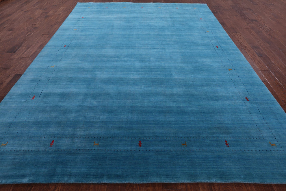 Persian Gabbeh Handmade Rug 9' 0" X 12' 0" Q7019