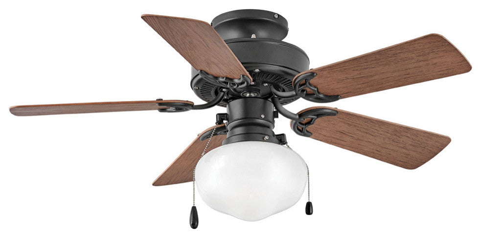Hinkley Cabana 36" Indoor/Outdoor Ceiling Fan, Matte Black