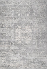 Modern Persian Vintage Medallion Light Gray 3'x5' Area Rug
