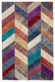 Rug N Carpet - Hand-Knotted Anatolian 6' 5" x 9' 10" Rustic Patchwork Area Rug