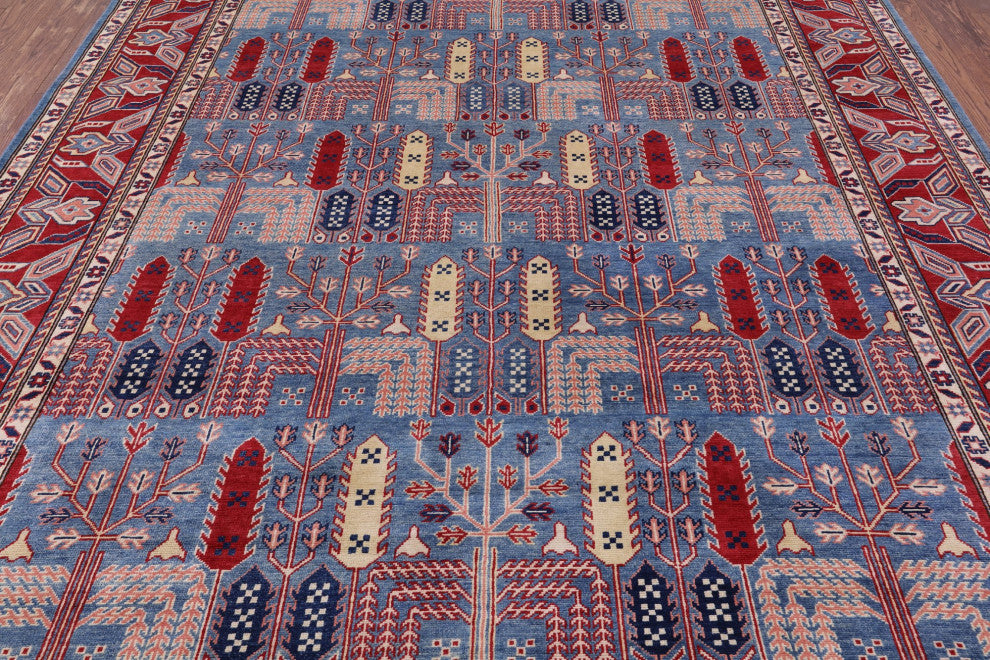 8' 0" X 10' 0" Persian Ziegler Hand Knotted Wool Rug Q4443
