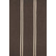 Elowen Double Striped Wool Area Rug, Dark Brown 9'x12'